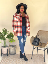 Load image into Gallery viewer, Flannel Plaid Shacket
