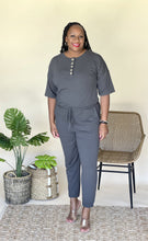 Load image into Gallery viewer, Jogger Jumpsuit (Ash Gray)
