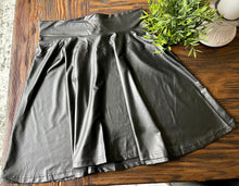 Load image into Gallery viewer, Vegan Leather Skirt
