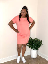 Load image into Gallery viewer, Plain Jane Dress (Coral)
